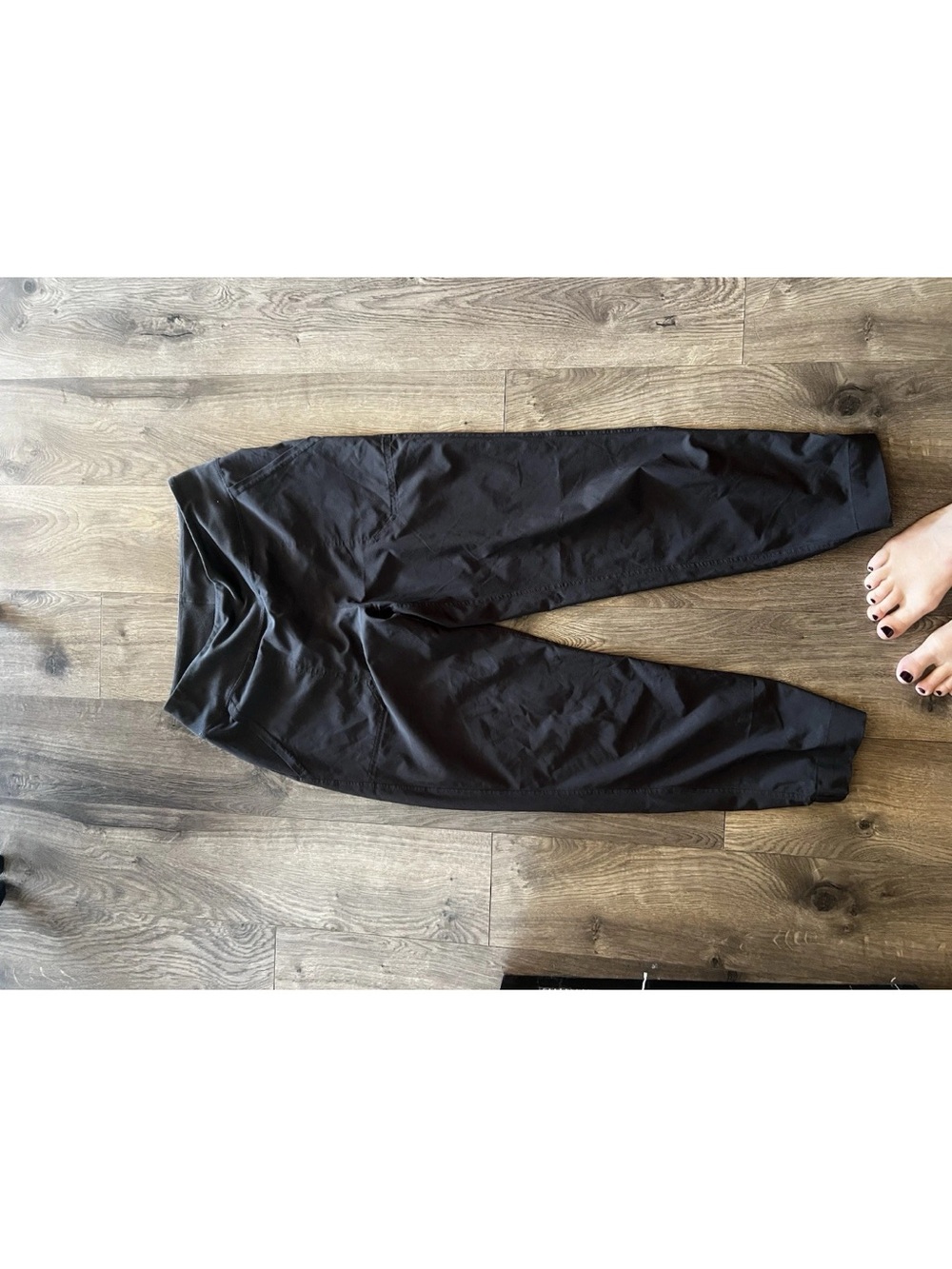 Patagonia women’s happy hike Black Jogger Pants with Elastic Cuffs